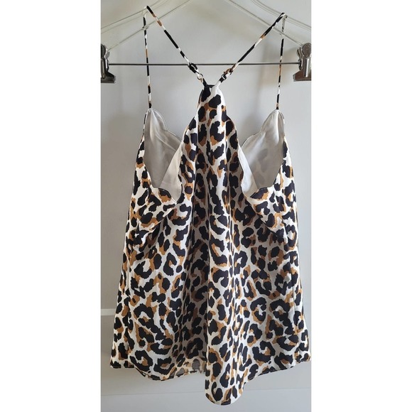 J. Crew Animal Print Layering Fall Tank Animal Print Size Tank Camisole 00 - Picture 3 of 6